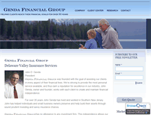 Tablet Screenshot of gendafinancial.com